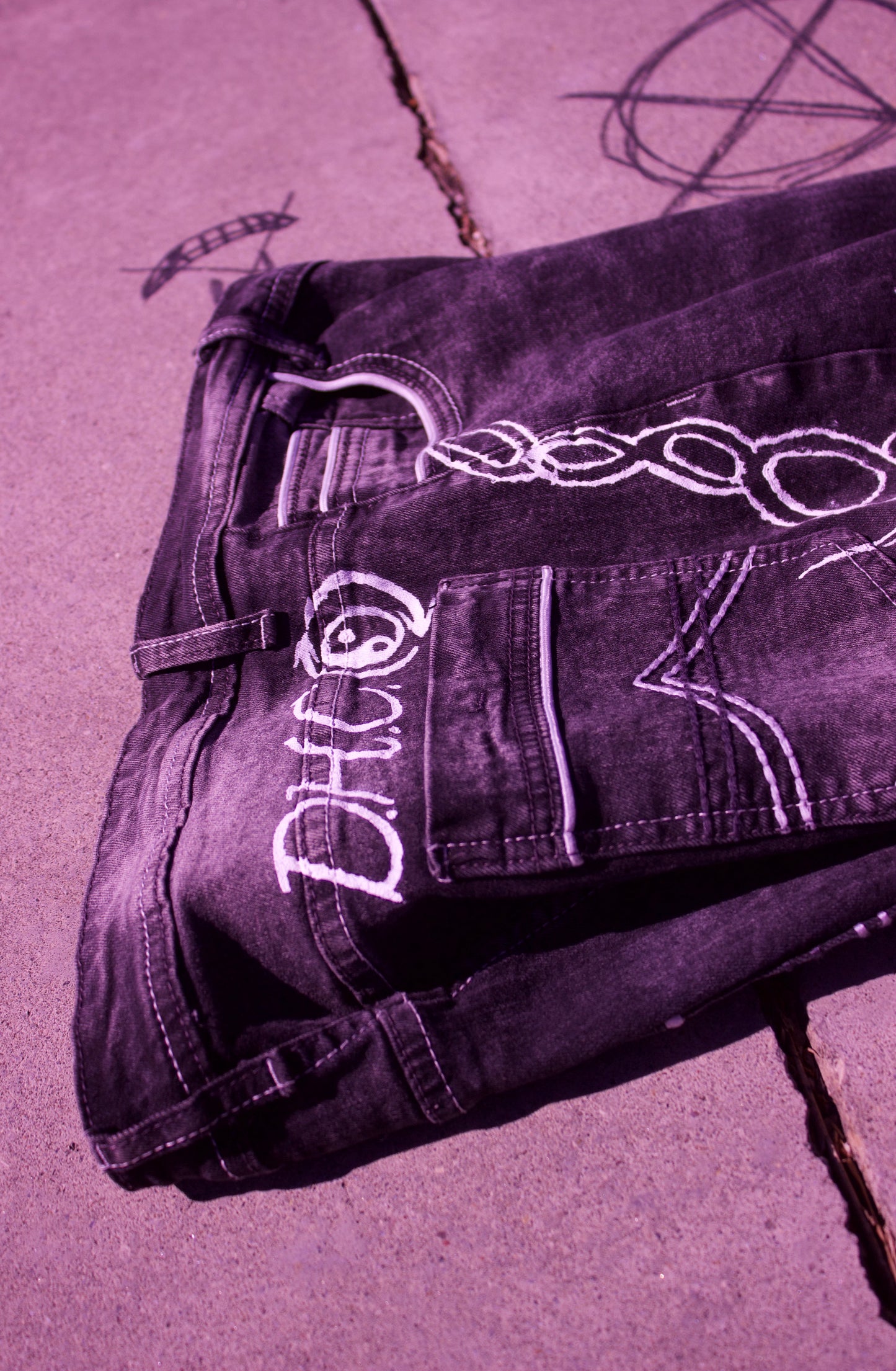 “Chained to the balance”(pants)