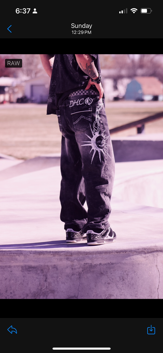 “Chained to the balance”(pants)